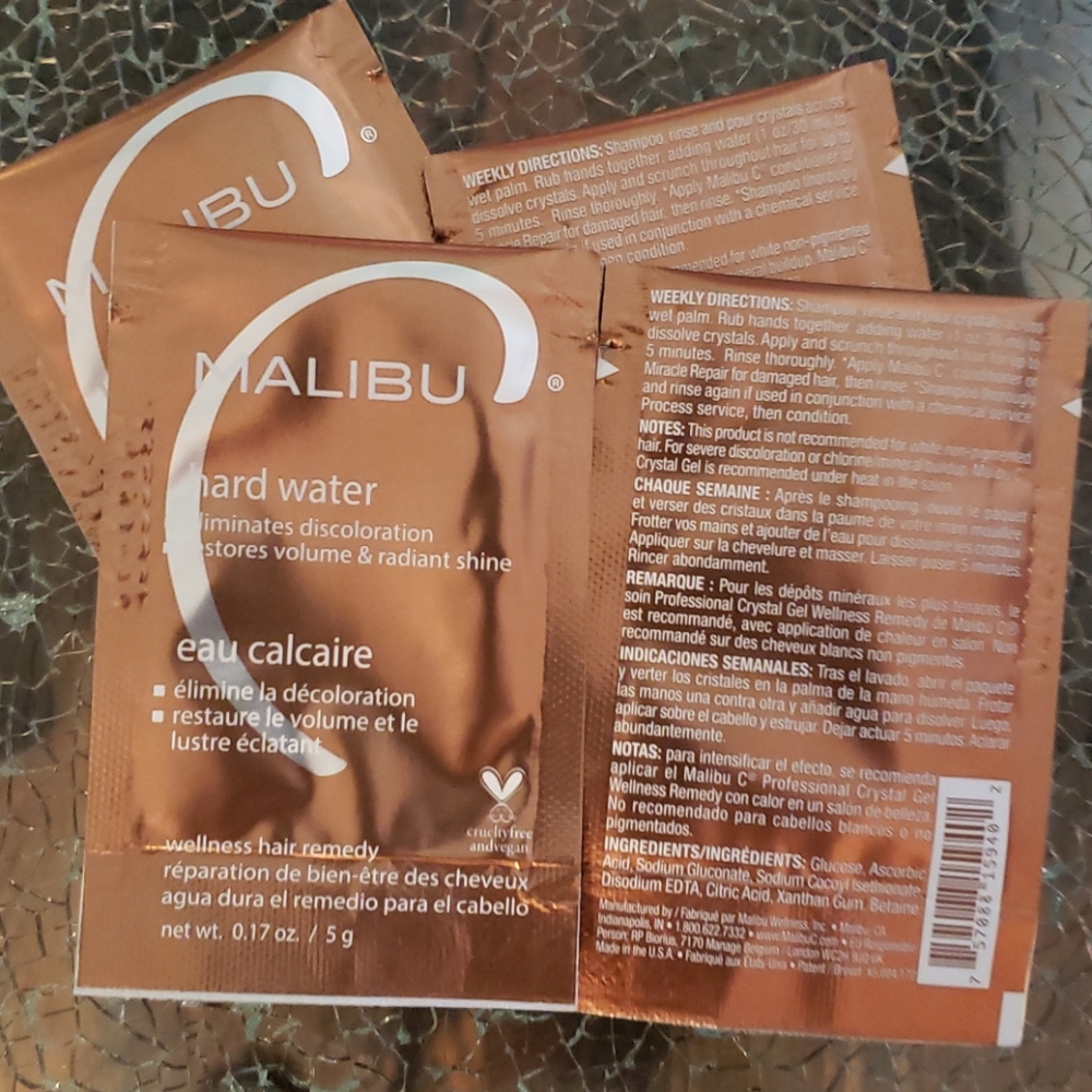 x4 Malibu C Hard Water Stain Remover Packets